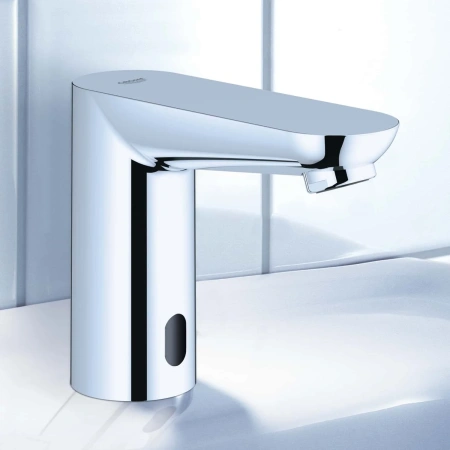 Фото Кран сенсорний для умивальника GROHE EUROECO